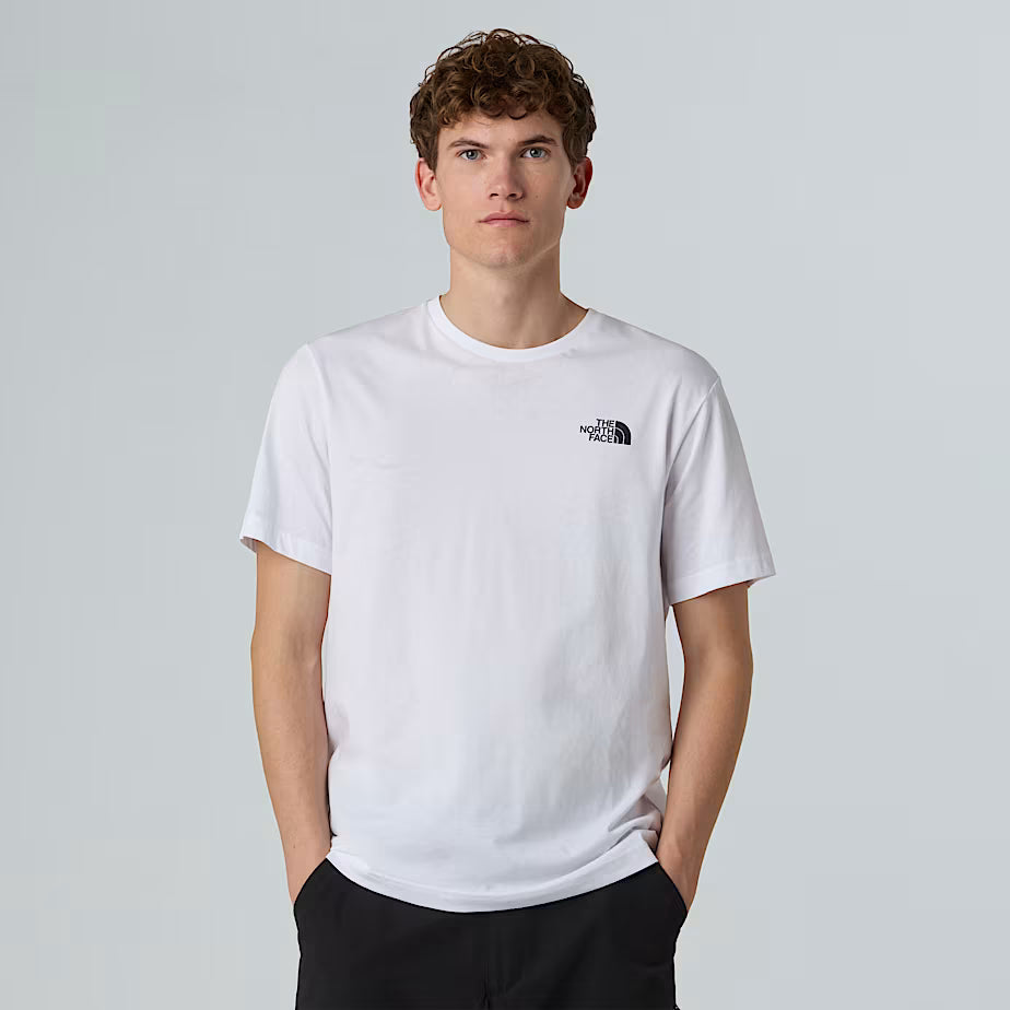 The North Face T-Shirt NSE Graphic Tee Regular Fit Misto Cotone Bianco Uomo