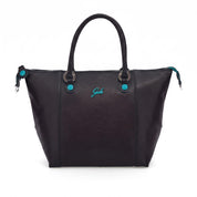 Gabs G3 Plus M Basic Borsa Zaino Trasformabile Hobo Shopper Tote Bauletto in Pelle Viola Dark Purple