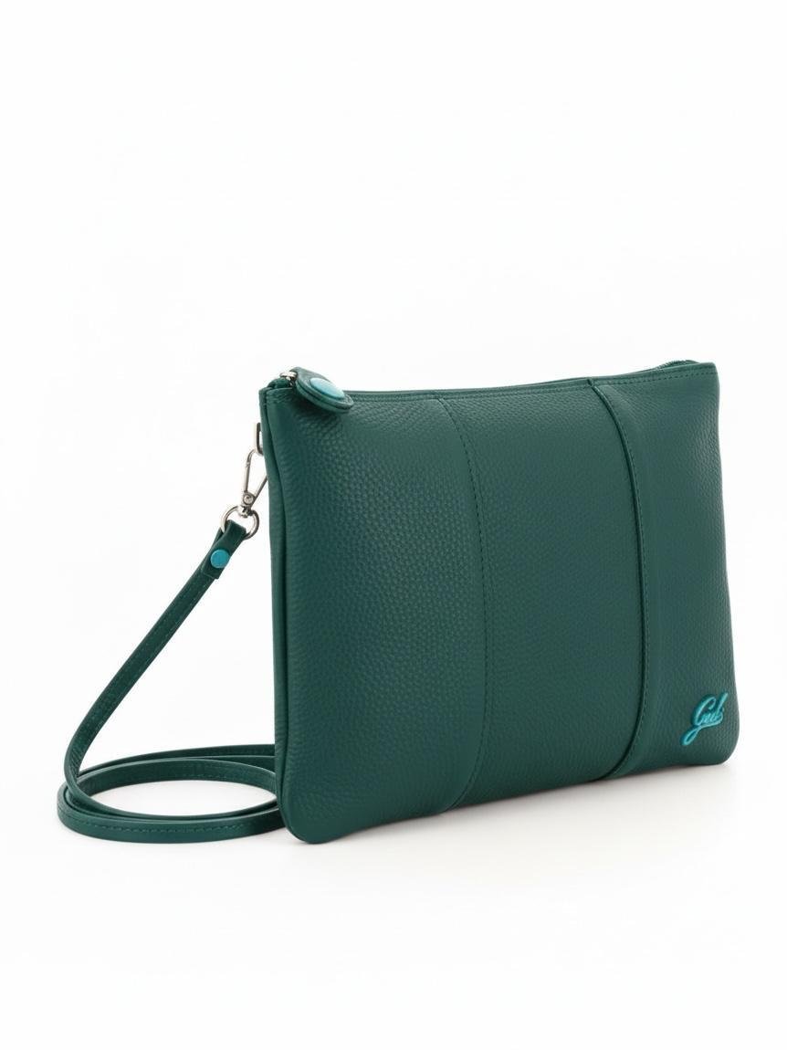 Gabs Borsa Pochette Tracolla Beyonce S Pelle Bull Basic Verde Ocean