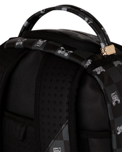 Sprayground Zaino Big Backpack Scuola City Viaggio GRAY PEEKING CHARACTER CHECK DLXSV BACKPACK