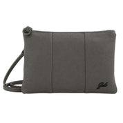 Gabs Borsa Pochette Tracolla Beyonce M Pelle Bull Black Made in ITALY - Grey Lava