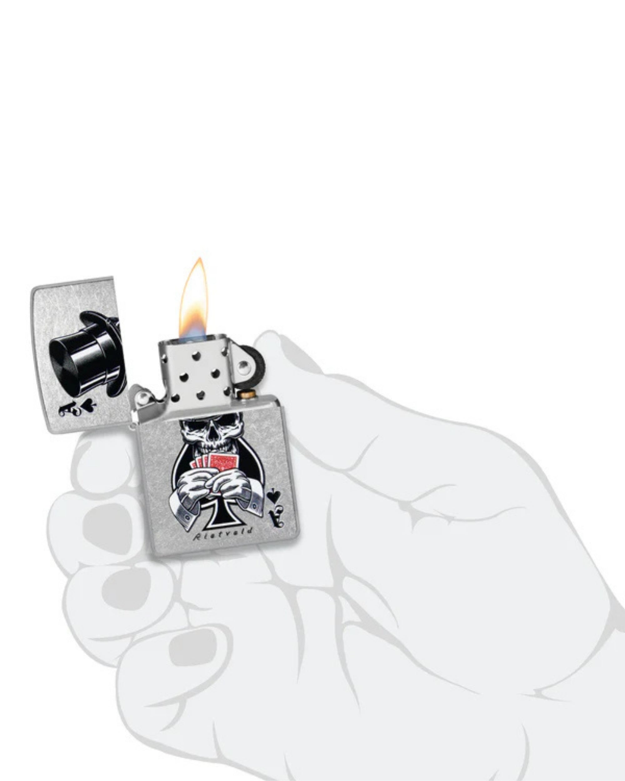Zippo accendino Limited Edition made in USA Rietveld asso spade