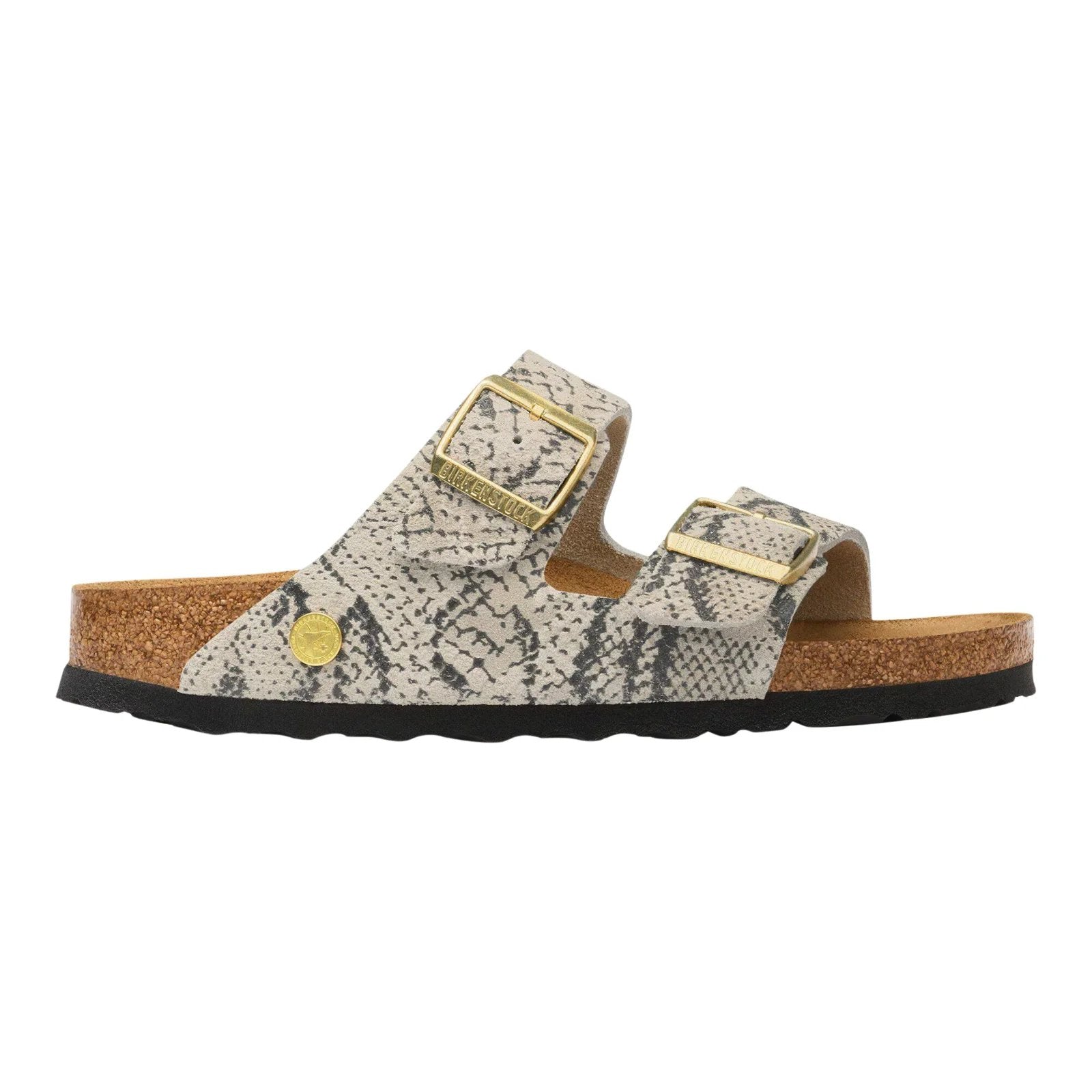 Birkenstock Clog Arizona pelle scamosciata Snake sandalo donna sughero calz stretta - Made in Germany