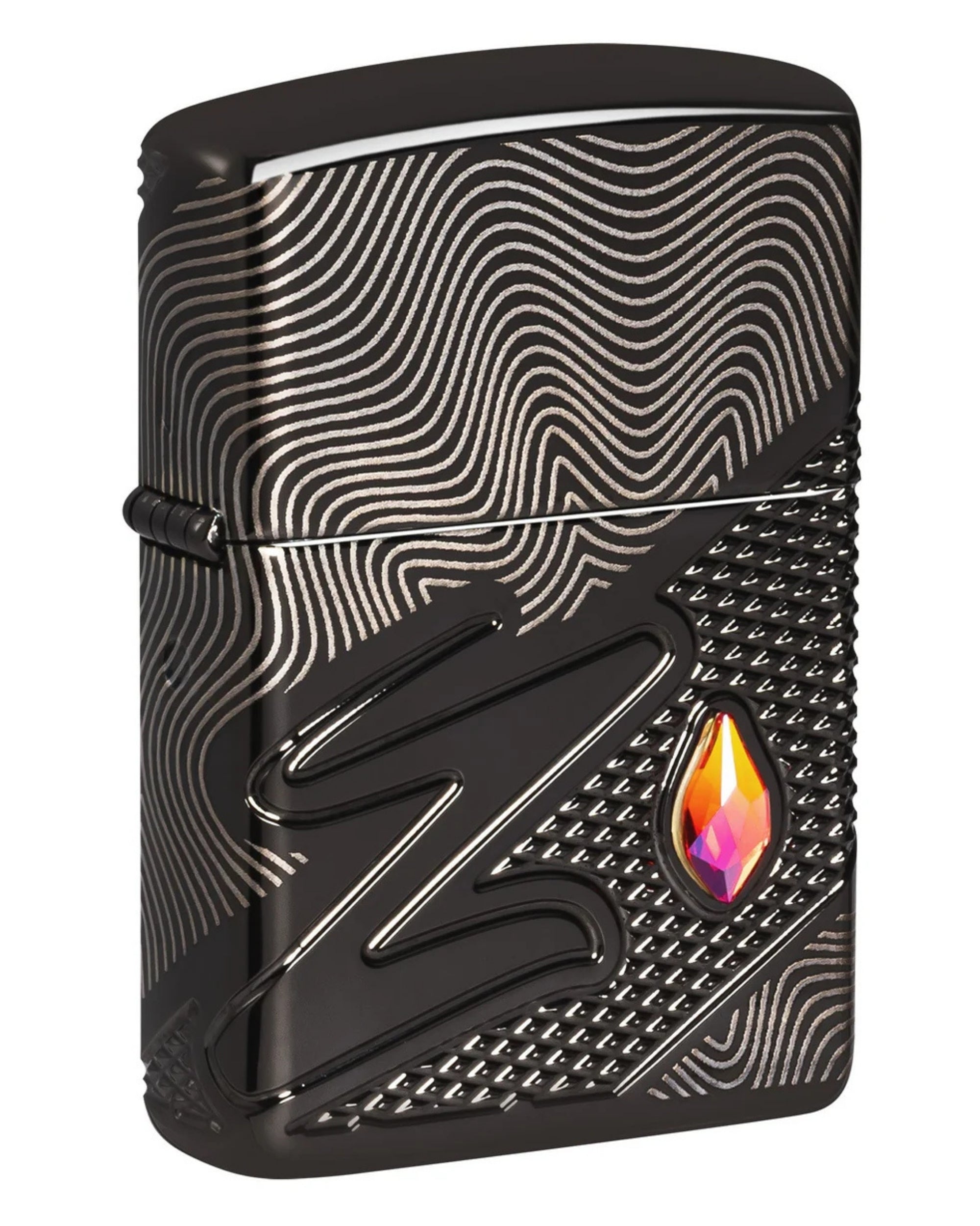 Zippo accendino Limited Edition Cristal Z armor 360 nero made in USA