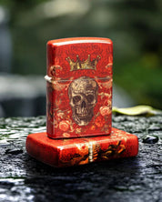 Zippo accendino Limited Edition made in USA teschio rosso