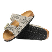 Birkenstock Clog Arizona pelle scamosciata Snake sandalo donna sughero calz stretta - Made in Germany
