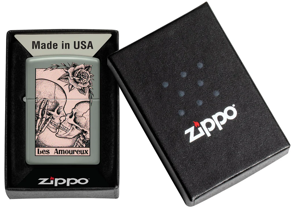 Zippo Ricaricabile Antivento Made In Usa Nel Box Regalo Multicolore Unisex