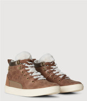 Napapijri High Sneakers Ankle Boots Urban Casual Mountain Leather Brown