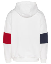 Tommy Jeans Felpa con Cappuccio Logo Bianco Cotone