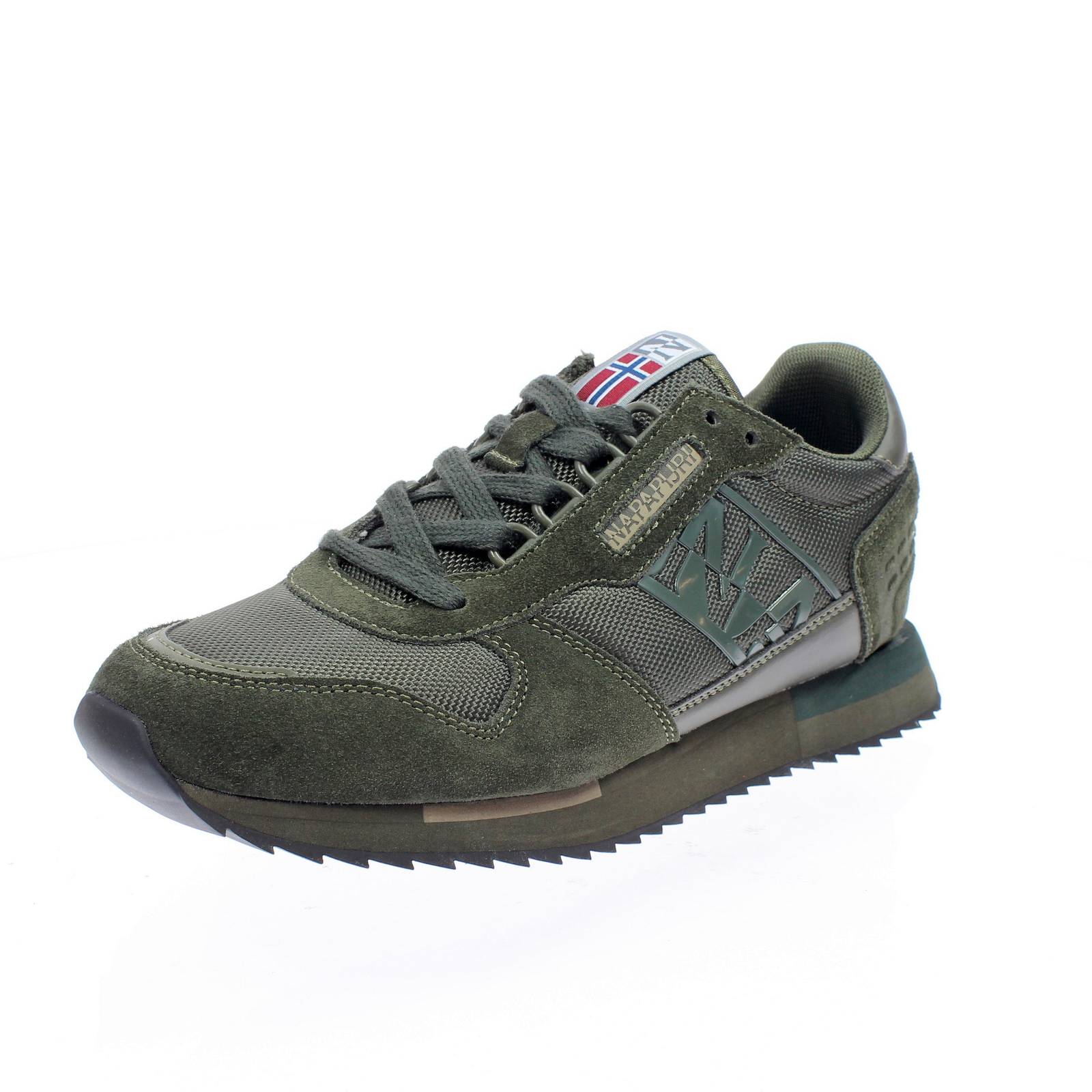 Napapijri Sneaker Pelle Virtus Running Casual Outdoor Verde