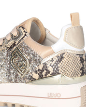 Liu Jo Women's Beige Leather Sneakers