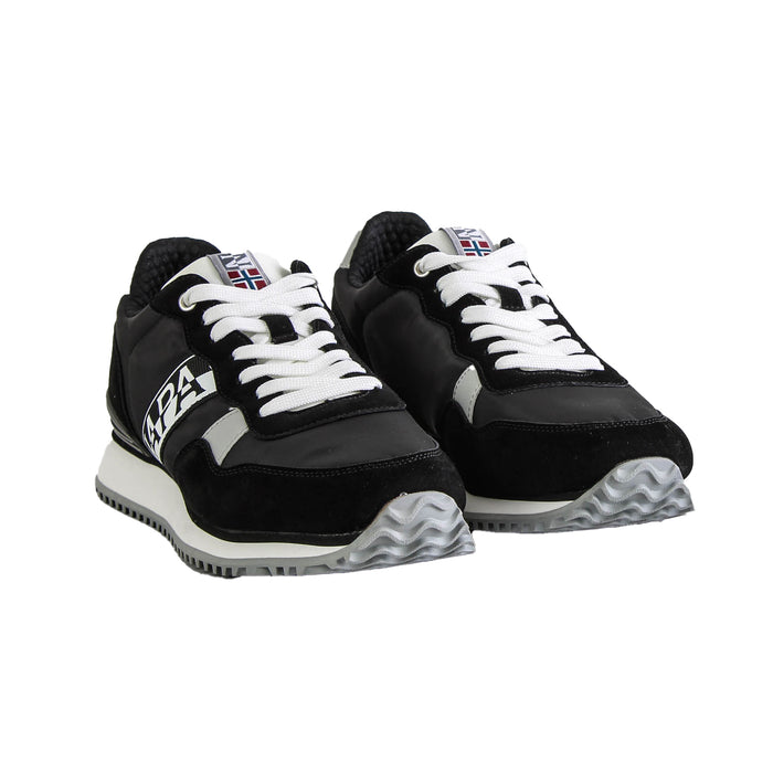 Napapijri Low Sneakers Running Black Nylon/Leather 2