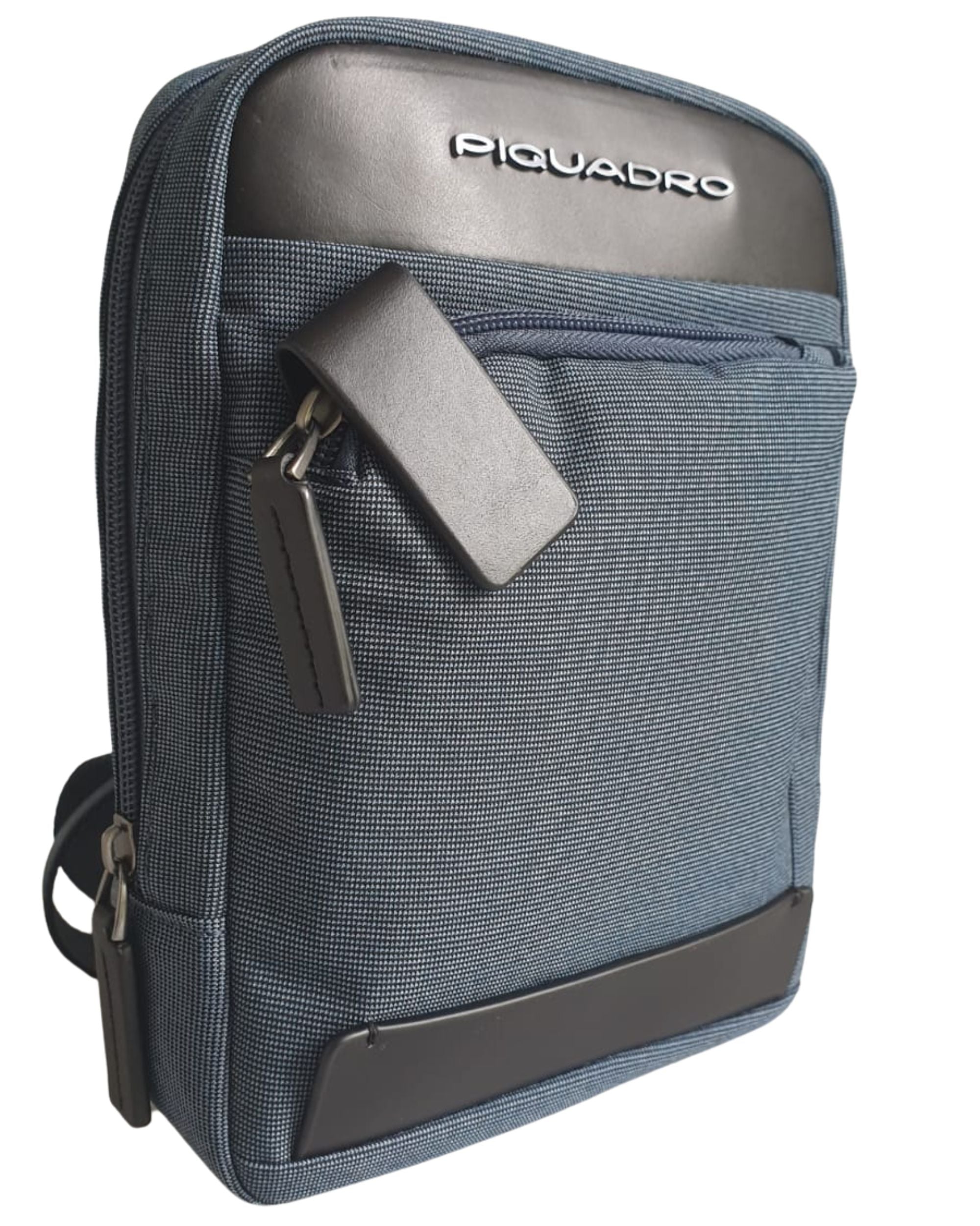 Piquadro Adjustable Shoulder Bag Blue Men