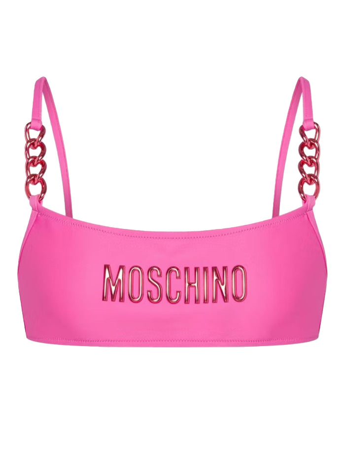 Moschino Swim Bikini Top Fascia Rosa 1