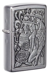 Zippo Ricaricabile, Antivento, Made In Usa Argento Unisex