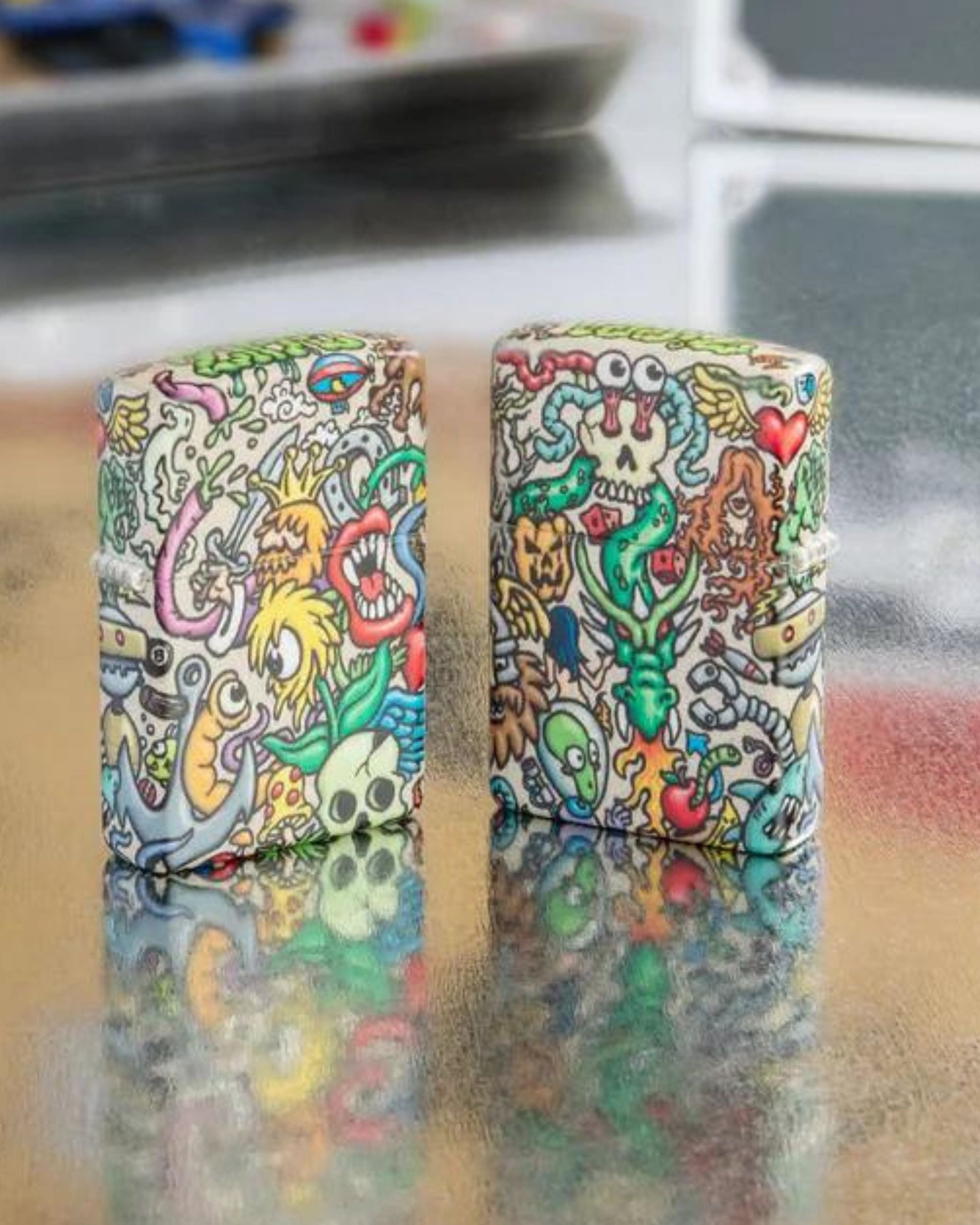 Zippo Ricaricabile Antivento Made In Usa Nel Box Regalo Multicolore Unisex