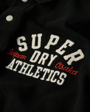 Superdry Polo Applique Classic Fit Cotton Black