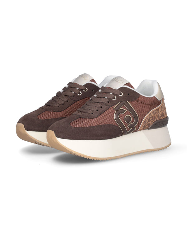 Liu Jo Women's Brown Leather Sneakers-2