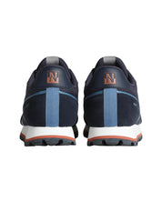 Napapijri Lotus Sneakers in Polyester and Leather Blue