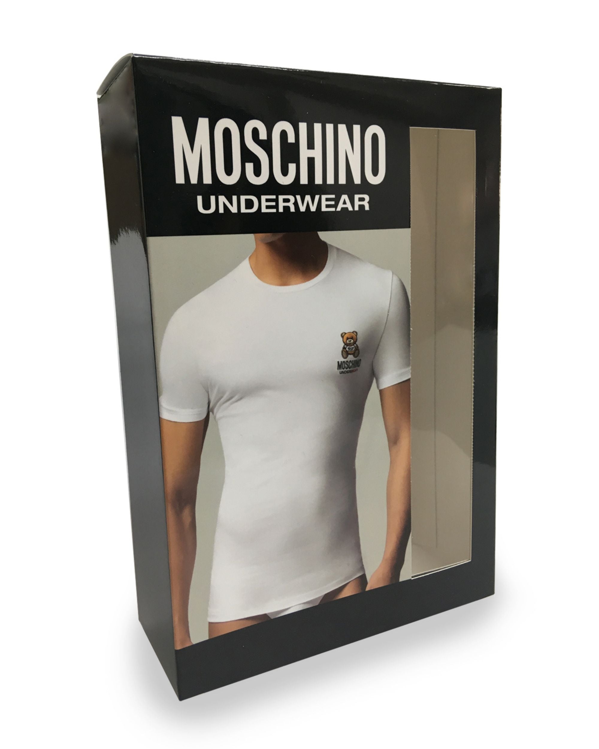 Moschino Underbear Logo Stretch Jersey Cotton Black