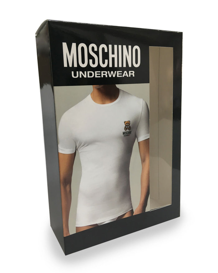 Moschino Underbear Logo Stretch Jersey Cotone Nero 3