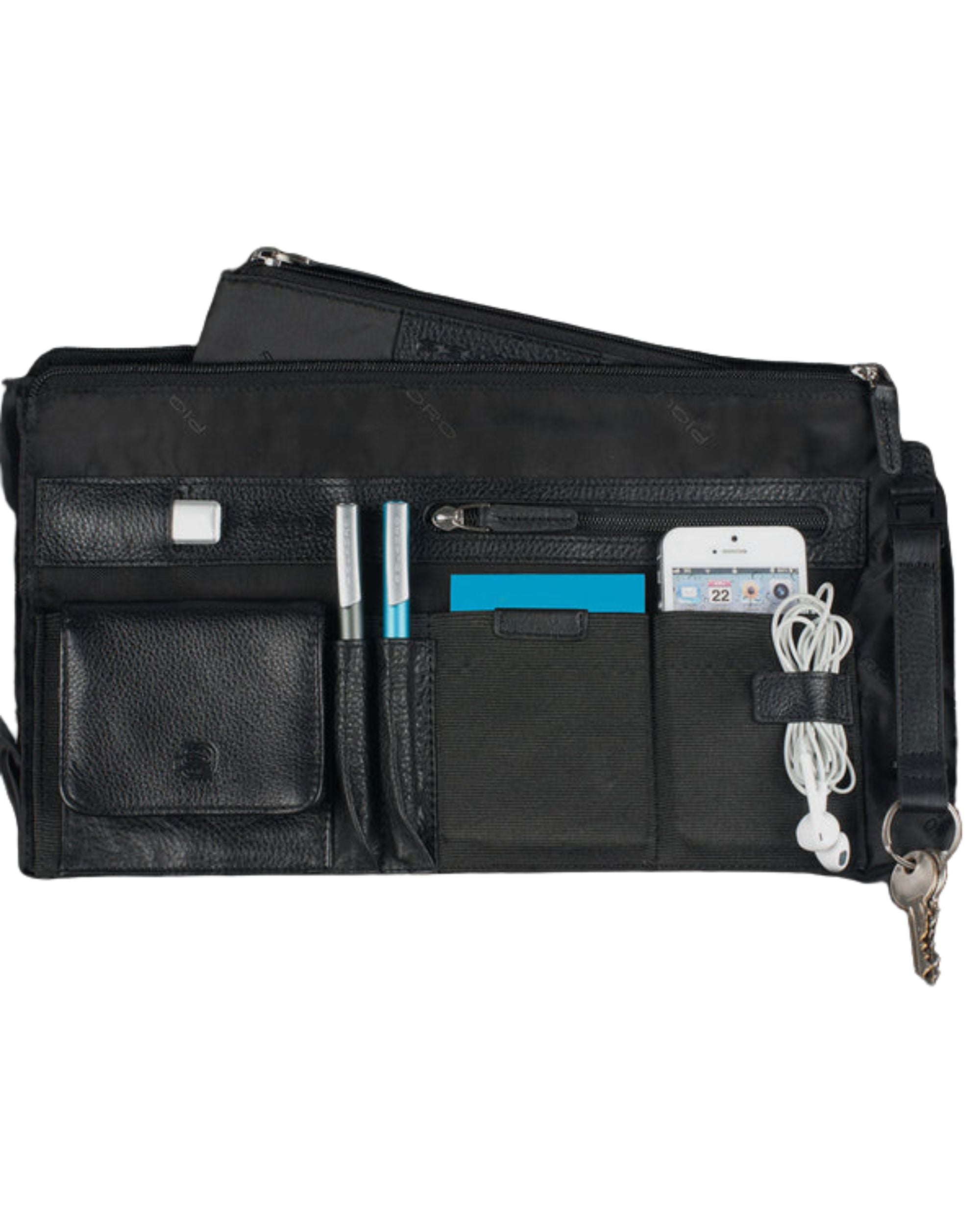 Piquadro Porta Pc/ipad Con Tasche Portabottiglia Portaombrello Nero Unisex