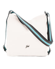 Gabs Shoulder Bag Icon Black White Leather