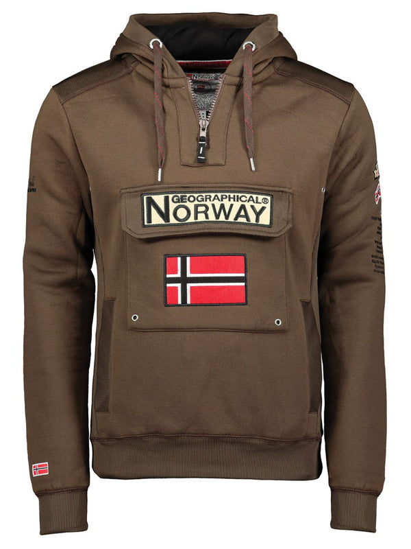 Geographical Norway Men's Brown Hood