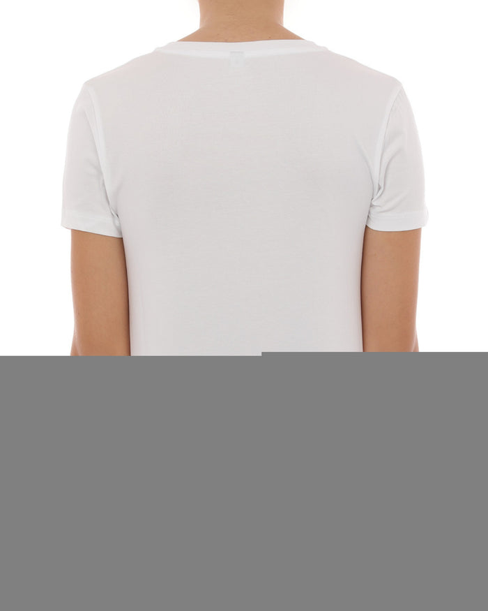 Moschino Underbear Logo Stretch Jersey Cotone Bianco 3