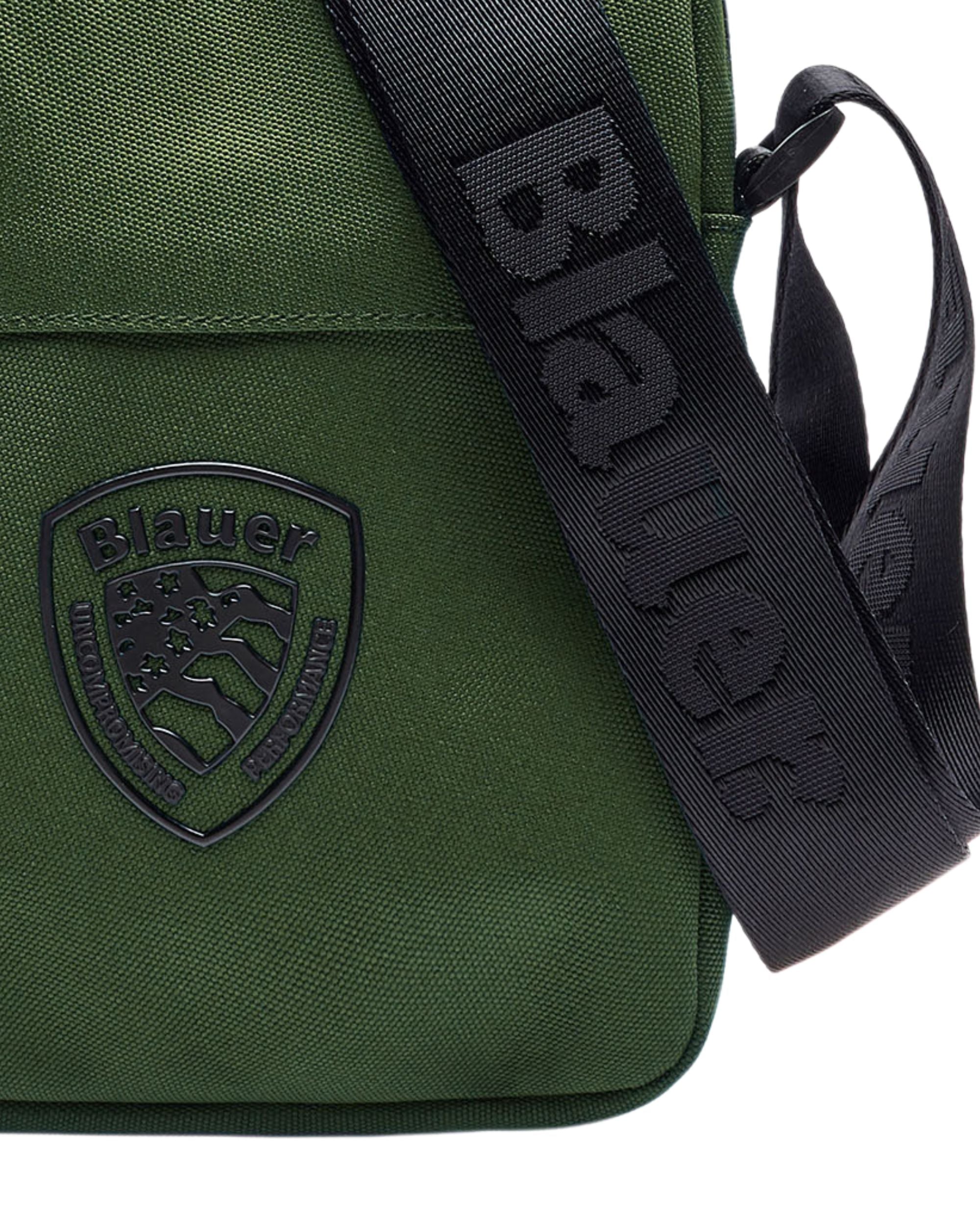 Blauer Cordura Nylon Crossbody Bag
Basic Camera Verde Uomo