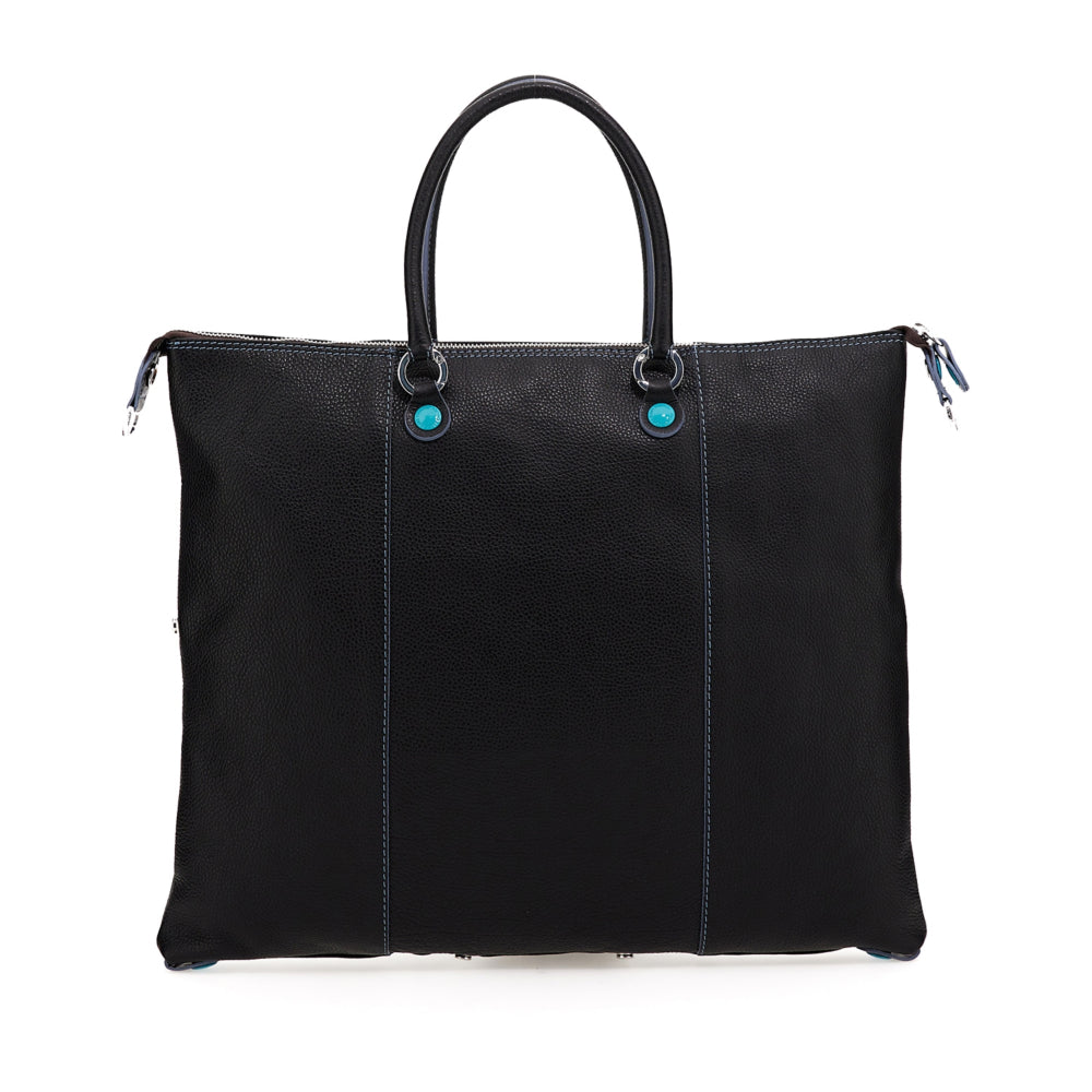 Gabs G33t3-p0086 Black Convertible Shopper Woman