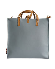 Manila Grace Felicia Medium Faux Leather Bag Grey