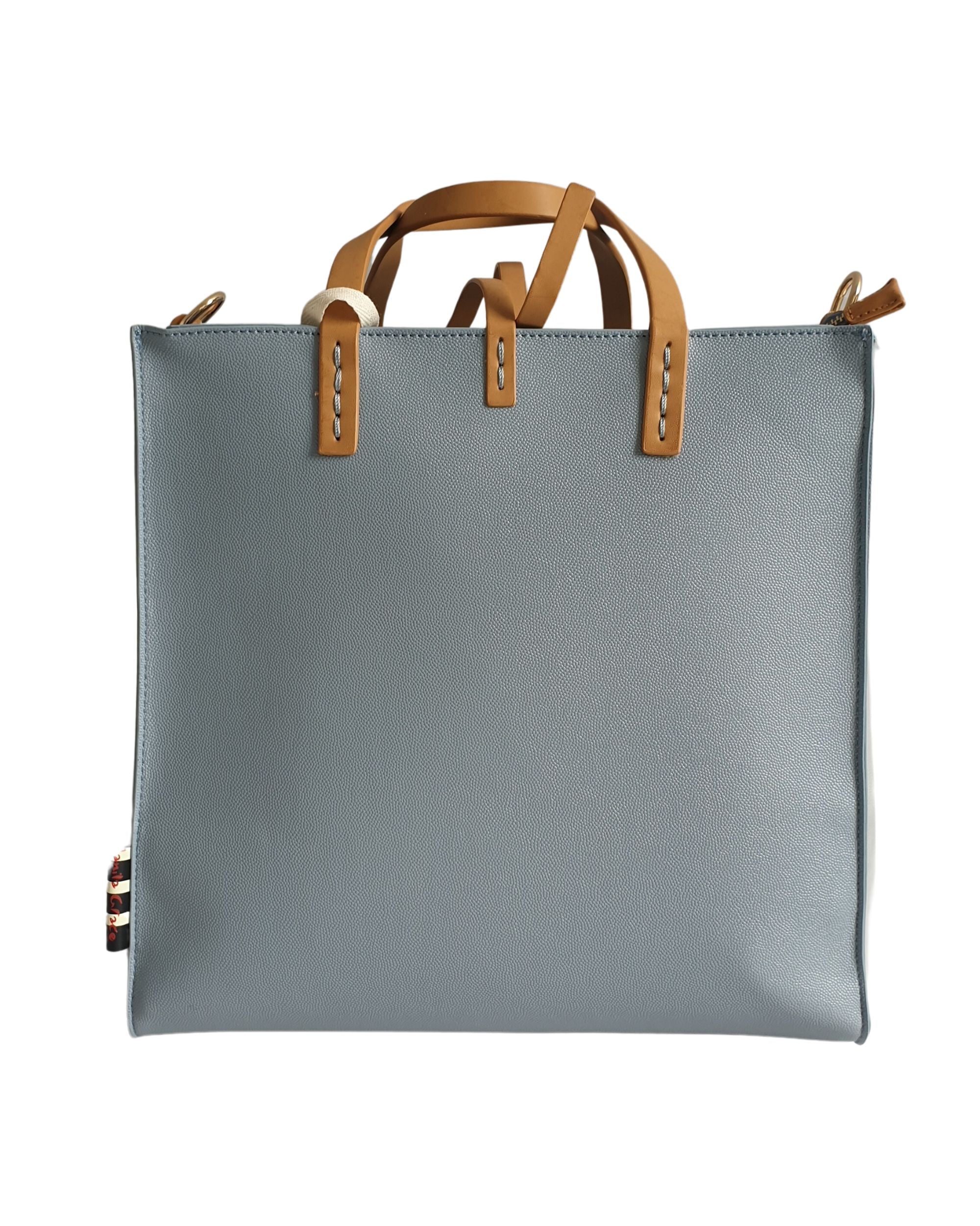 Manila Grace Borsa Felicia Medium Similpelle Grigio