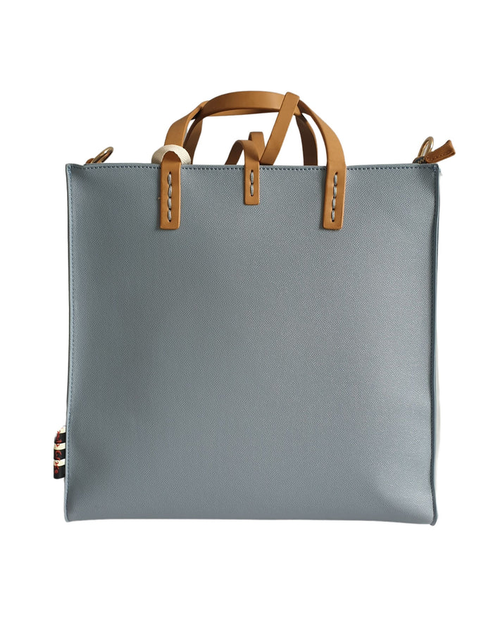 Manila Grace Borsa Felicia Medium Similpelle Grigio 2