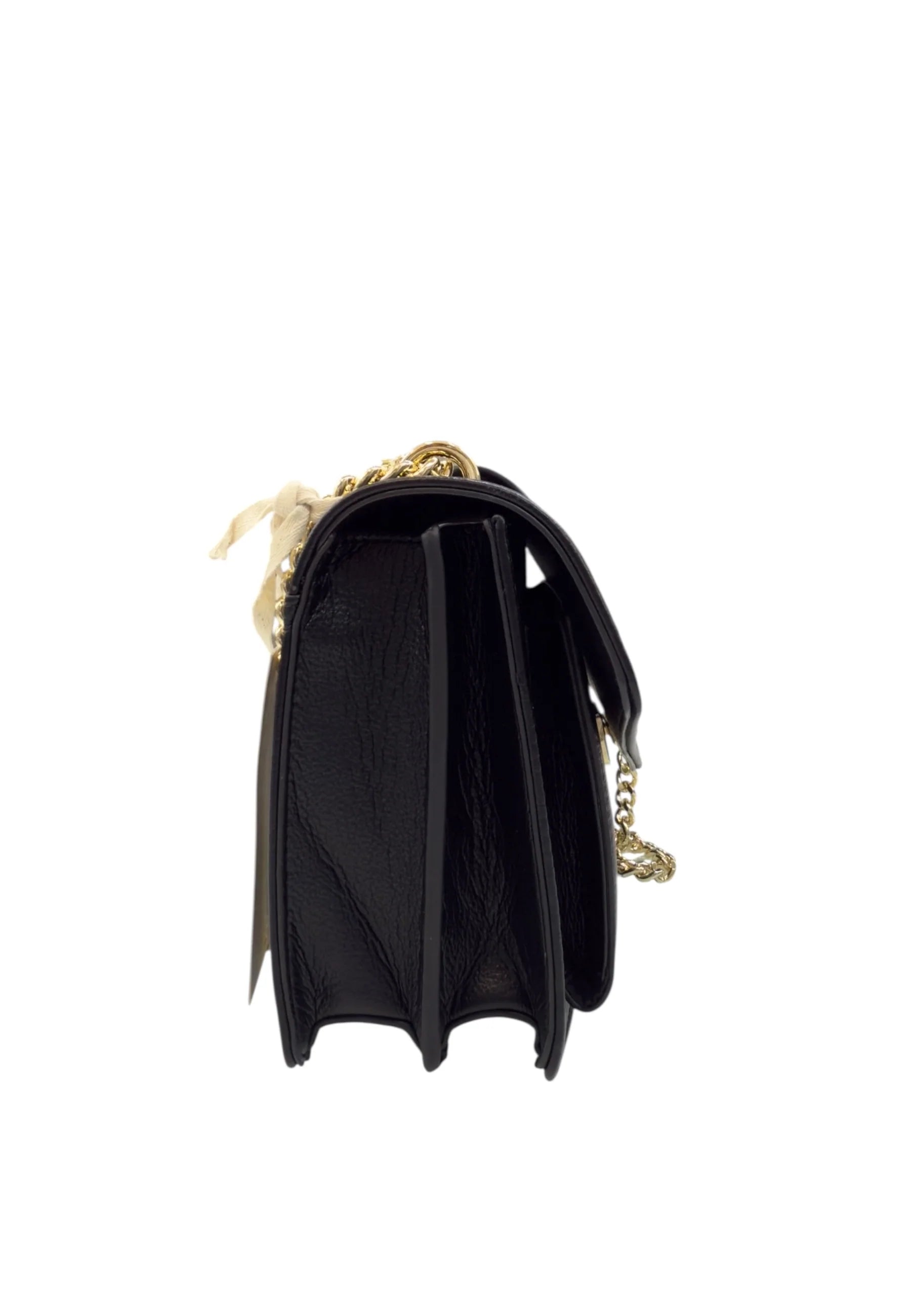Gaelle Borsa Tracolla in Ecopelle Bottalato Nero Donna GAACW02322
