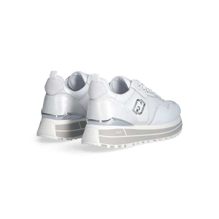 Liu Jo Sneakers Pelle Donna MAXI WONDER 01 Bianco 2