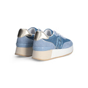 Liu Jo Sneakers Pelle Donna DREAMY 02 Tomaia Colore Denim