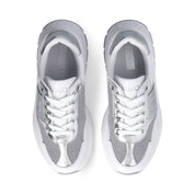 Liu Jo Sneakers Pelle Donna EVA 02 Bianco Argento