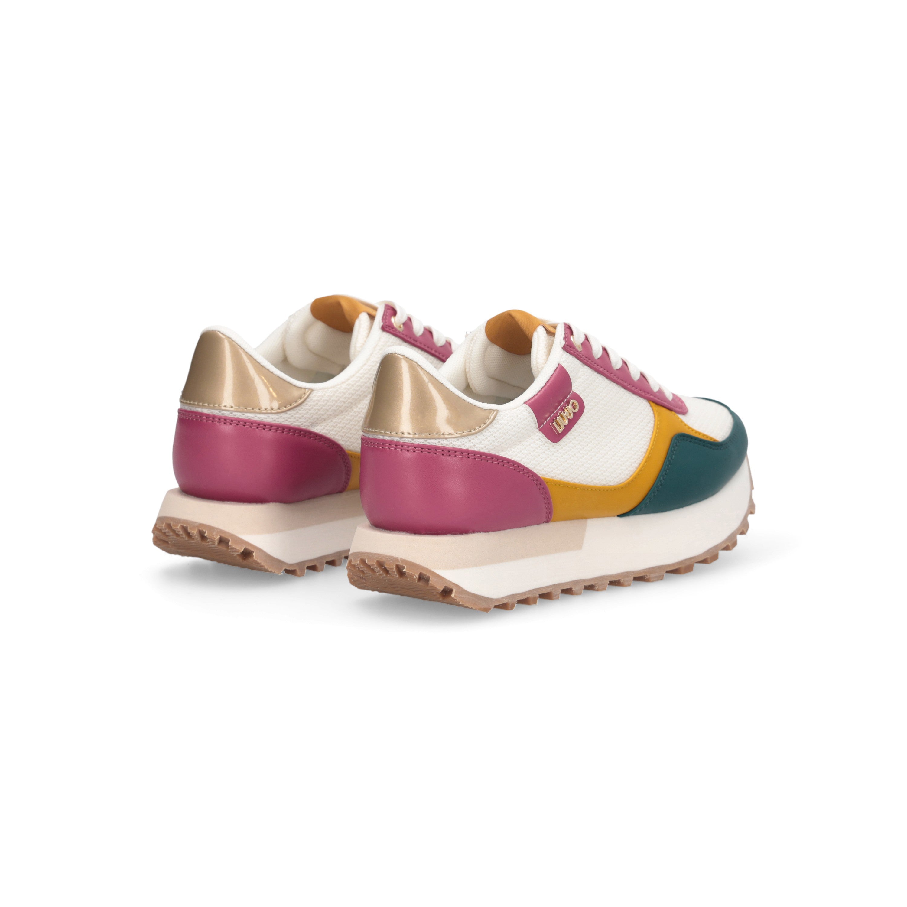 Liu jo scarpe donna sneakers Evelyn pelle Multicolore