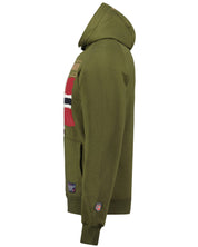 Geographical Norway Felpa Geonorway Con Cappuccio Verde Uomo