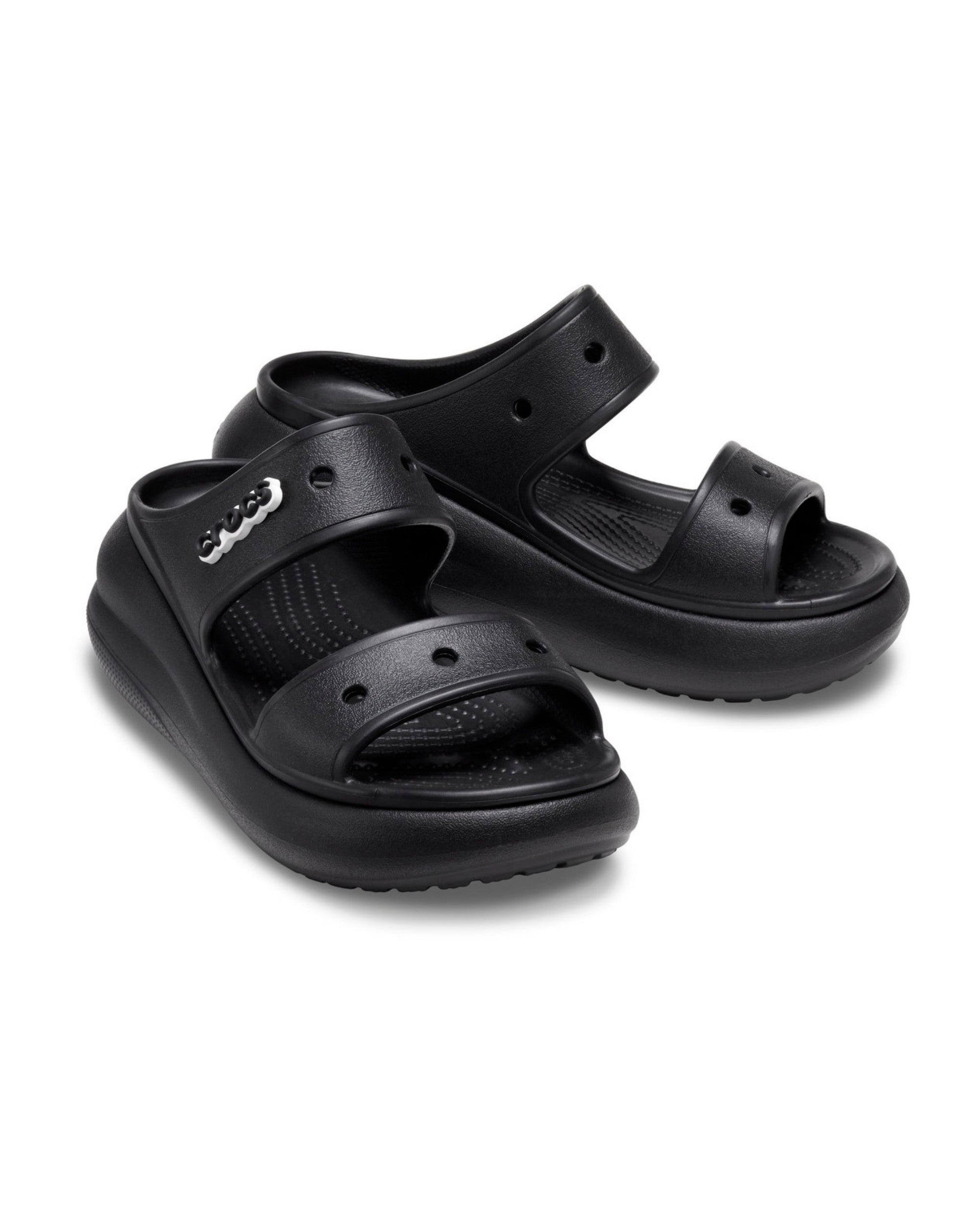 Crocs Sandali Classic Crush Poliammide Nero