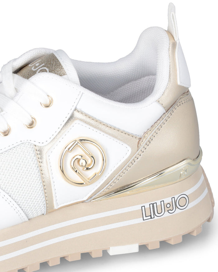 Liu Jo Sneakers Maxi Wonder Pelle Bianco 4