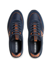 Napapijri Low Sneakers Leather and Fabric Blue