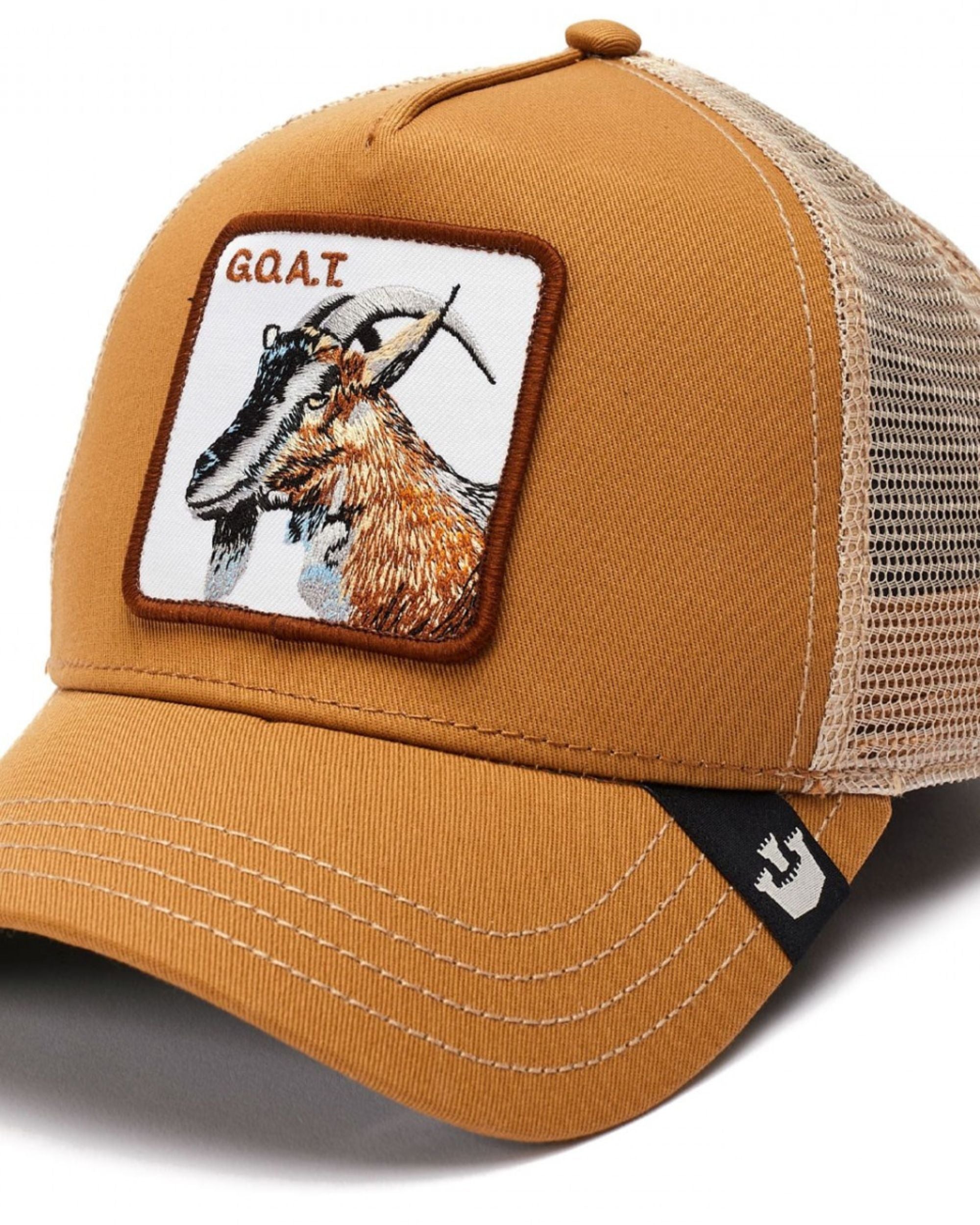 Goorin Bros. Trucker Cap Cappellino Animal Farm 'the G.o.a.t' Marrone Unisex