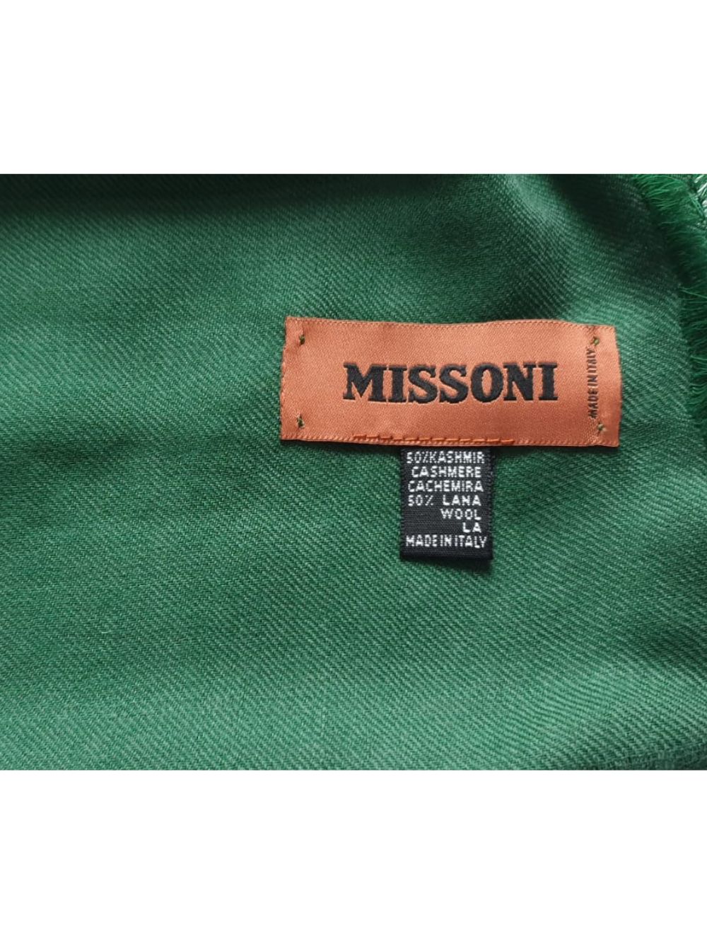 Missoni Stola Misto Cashmere Verde