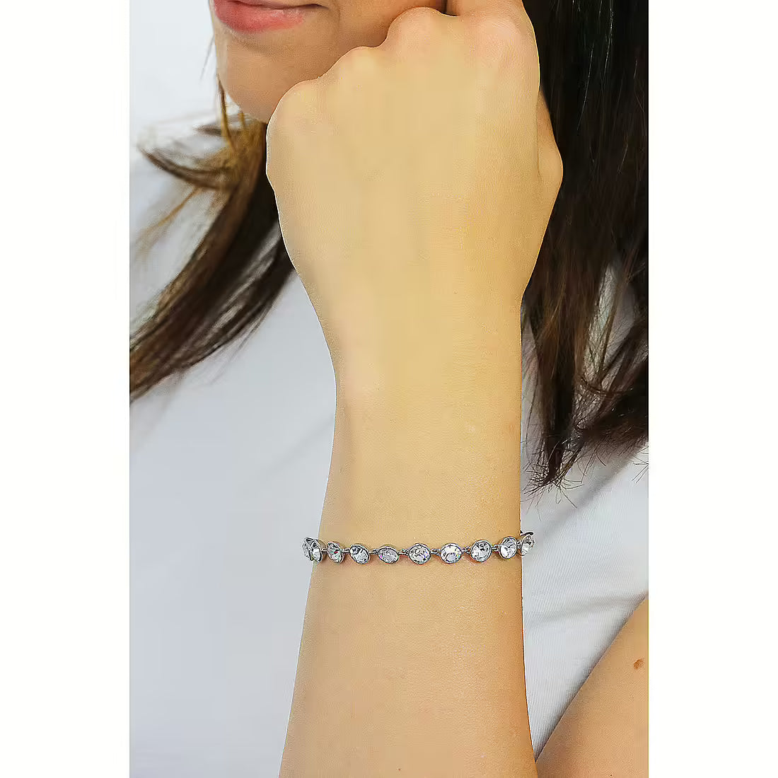 Brosway Bracciale Donna in Acciaio e Cristalli | Collezione Symphonia - BYM75