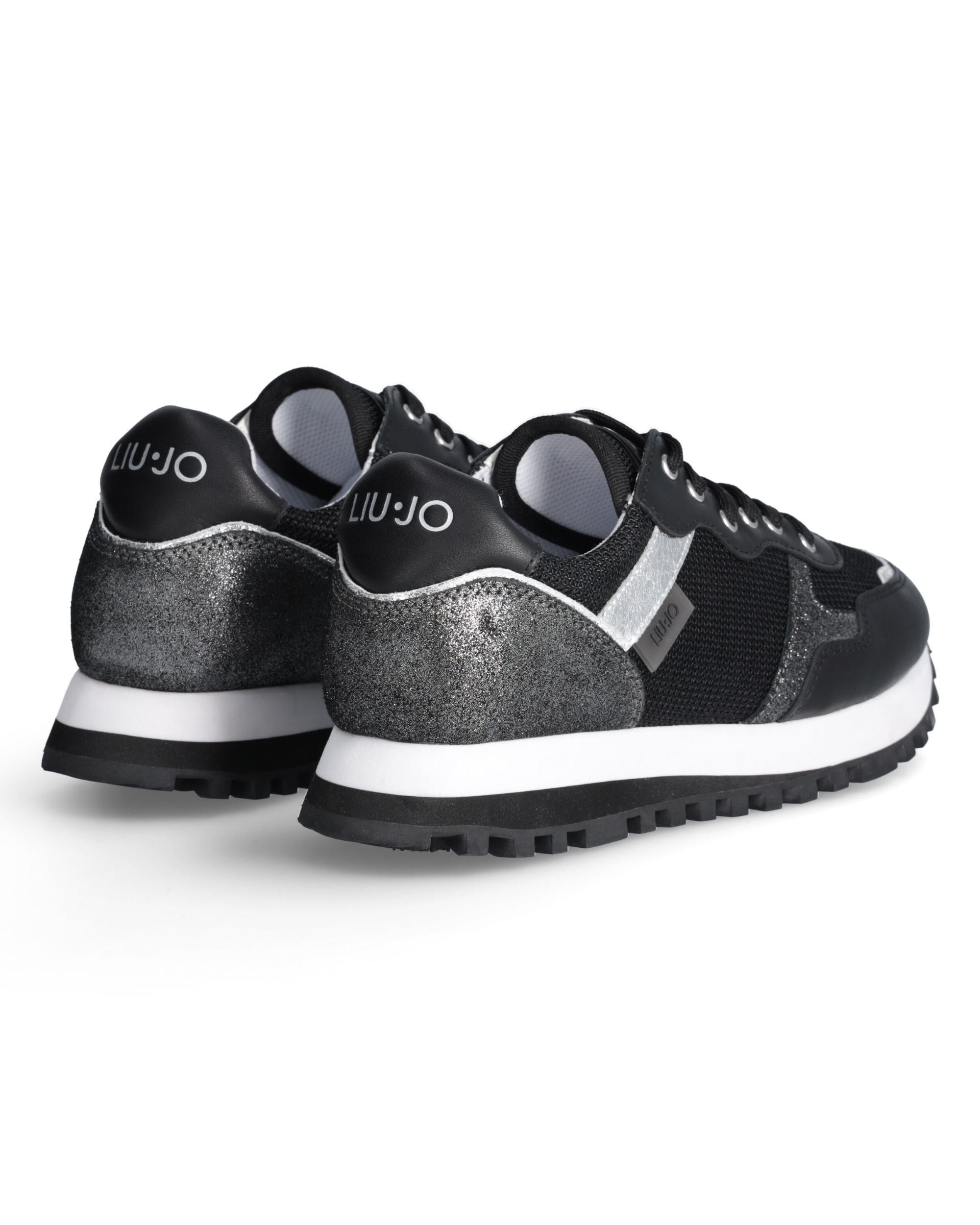 Liu Jo Sneakers Wonder 01 Leather/Fabric Black