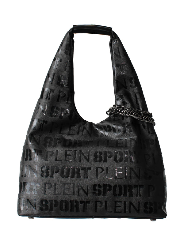 Plein Sport Large Hobo Alice Nero Donna-2