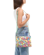 Gabs Pochette Logo Leather Black