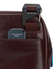 Piquadro Ipad Bag With Pocket For Connequ Men Women Brown Unisex